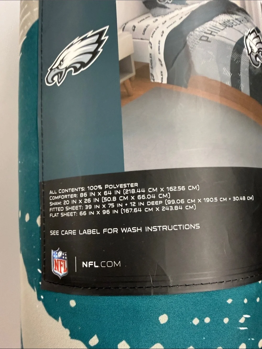 NEW NFL Philadelphia Eagles Twin Comforter Set